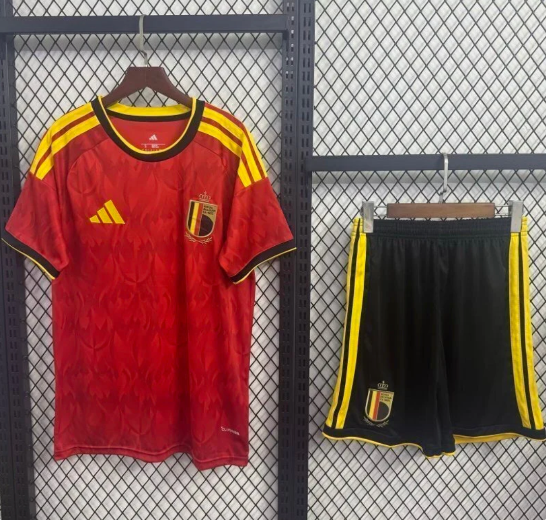 Kit Enfant Belgique Domicile 2026 Coupe Du Monde