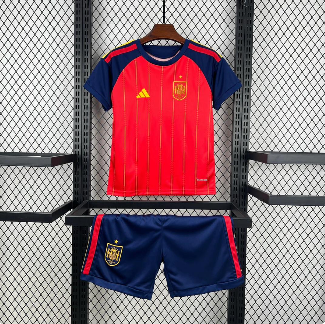 Kit Enfant Espagne Domicile 2026 Coupe Du Monde
