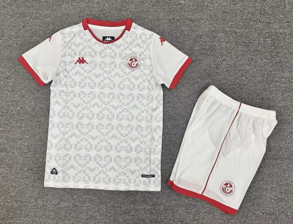 Kit Enfant Tunisie Extérieur 2026 Coupe Du Monde