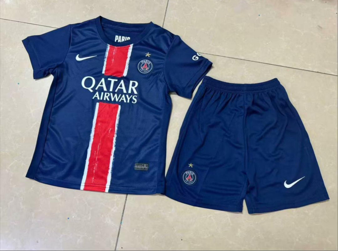 Kit Enfant PSG Domicile Étoile Champion